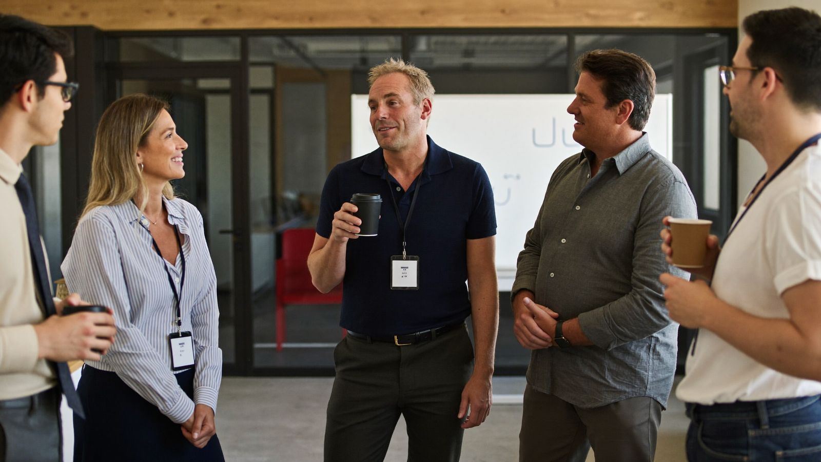 The Vexabit engineering team at their morning stand-up